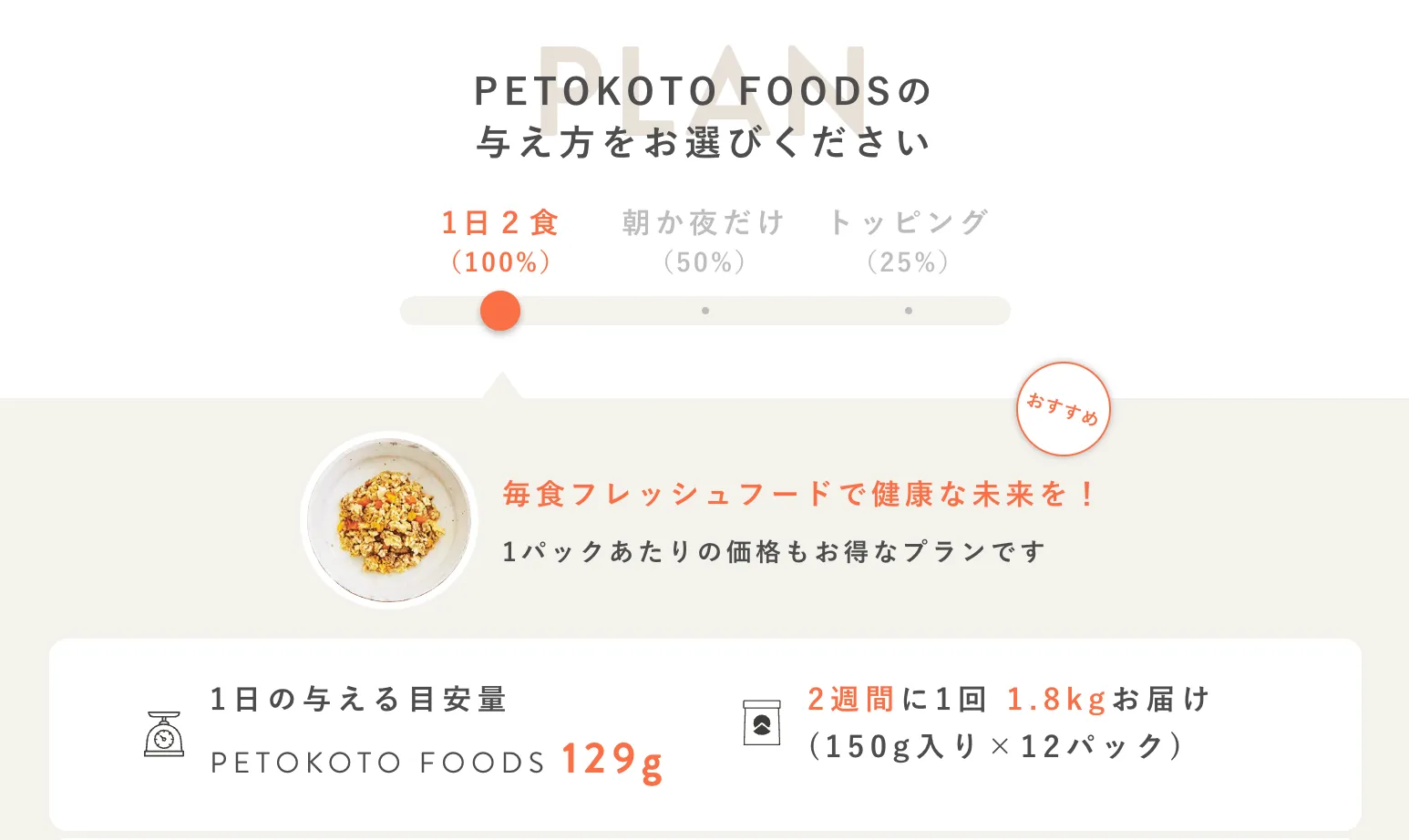 PETOKOTO FOODS（ペトコトフーズ）の無料診断