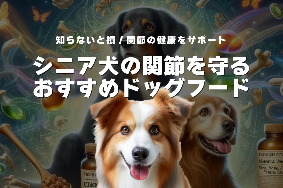 知らないと損！シニア犬の関節を守る栄養素とおすすめドッグフードTOP5