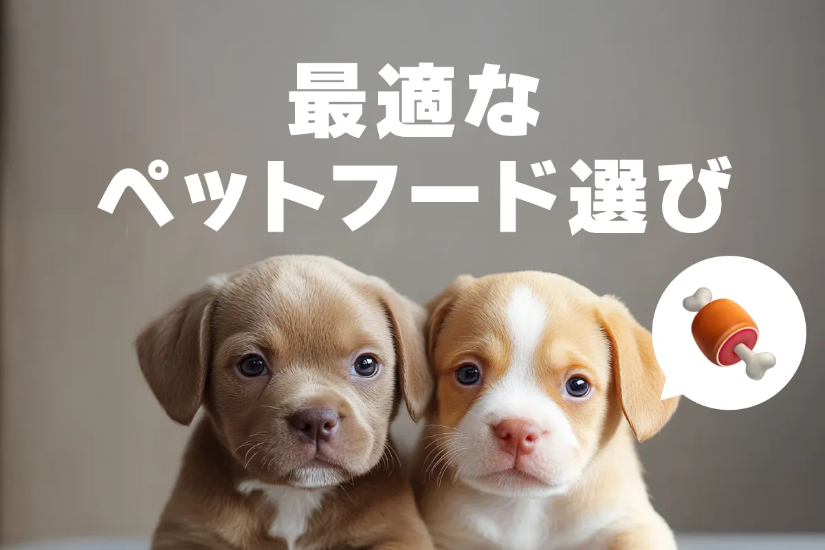 愛犬・愛猫にぴったりなペットフードの選び方と種類ガイド