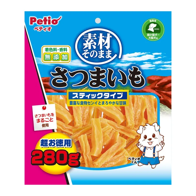 ペティオ (Petio) 素材そのまま さつまいも 7歳からのやわらかスティックタイプ
