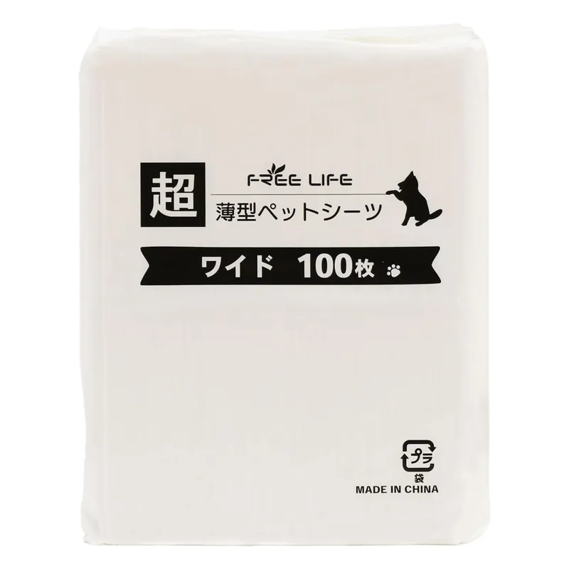 フリーリー ペットシーツ 薄型 ワイド 100枚