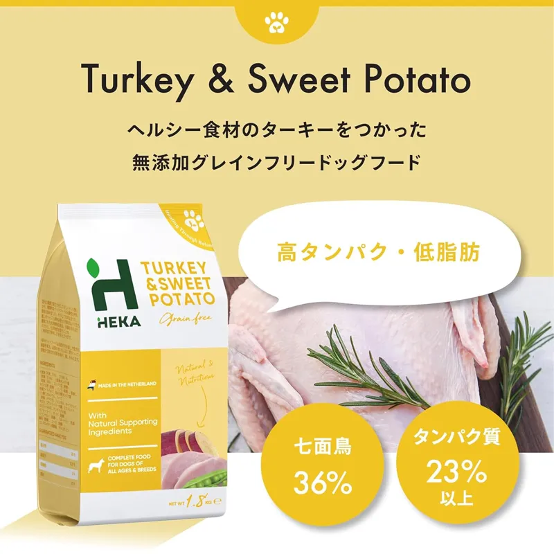 HEKA グレインフリー ドッグフード ターキー