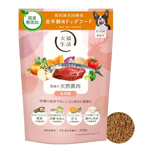 犬猫生活 ドッグフード オールステージ 国産の天然鹿肉味