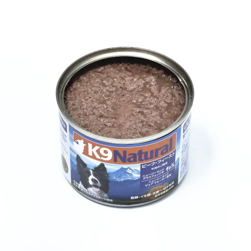 K9ビーフ・フィースト 170g プレミアムウェットフード（缶詰タイプ）
